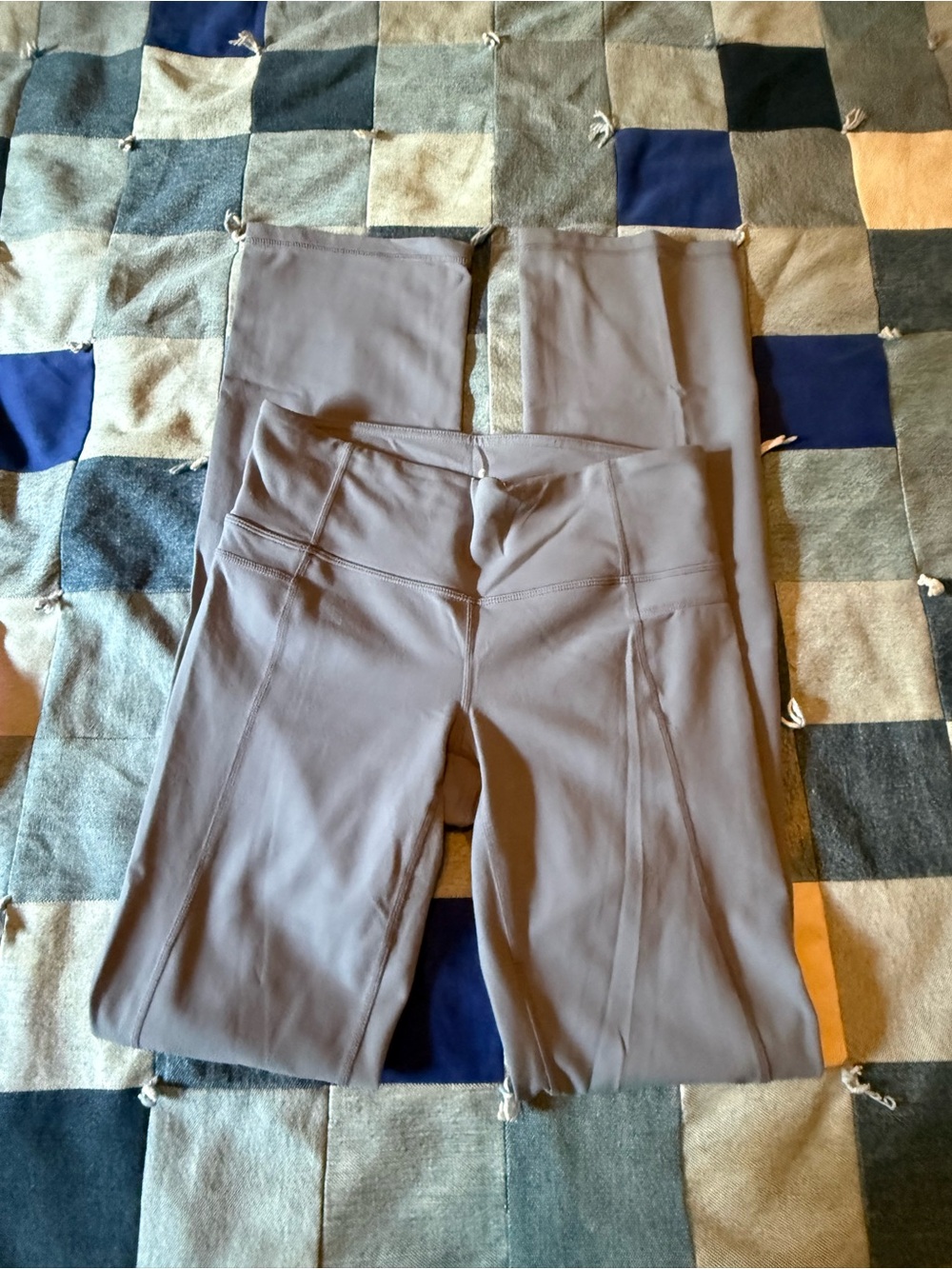 Athleta Bootcut Leggings with Pockets – Blue Gray, Size S